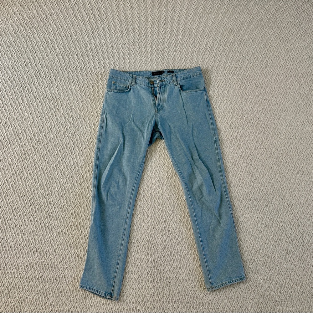 Massimo Dutti Slim Fit Light Blue Jeans